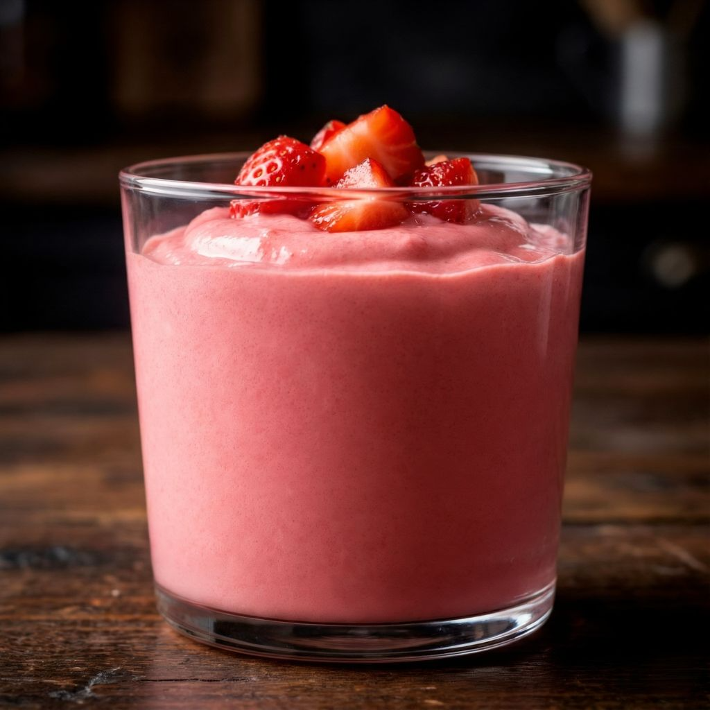 Mousse de Morango Fit