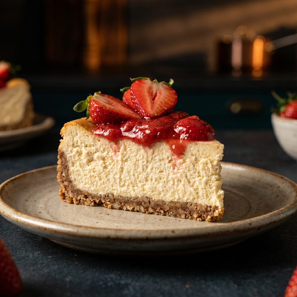 Cheesecake Fit de Morango